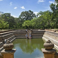 The sacred city in Anuradhapura