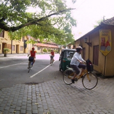 Cycling in Galle Fort